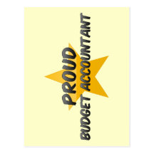 Proud Budget Accountant Post Card
