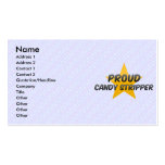 Proud Candy Stripper Business Card Template