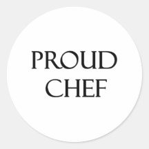 Proud Chef Sticker
