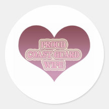 Proud Coast Guard Wife Sticker