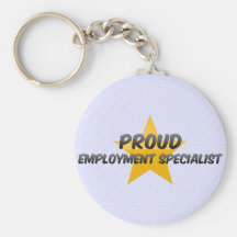 Proud Employment Specialist Key Chains