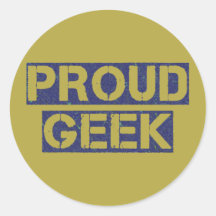 Proud Geek Sticker