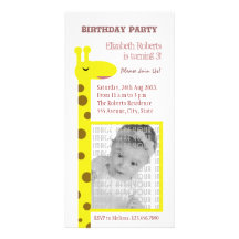 Proud Giraffe Photo Card