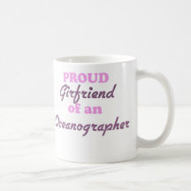 Proud Girlfriend of an Oceanographer Coffee Mugs