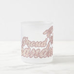 Proud Grandma Pink Flowers Coffee Mug