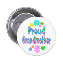 Proud Grandmother Pinback Button