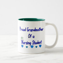 Proud Granmother Nursing Student Mugs