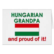 Proud Hungarian Grandpa Cards