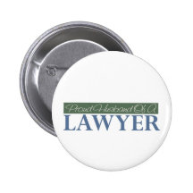 Proud Husband Of A Lawyer (Green) Buttons