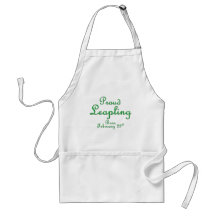 Proud Leapling Leap Year Birthday Apron