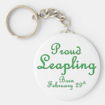 Proud Leapling Leap Year Birthday Key Chain