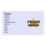 Proud Mason Business Card