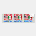 Proud Mexican American Bumper Sticker