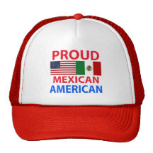 Proud Mexican American Trucker Hats