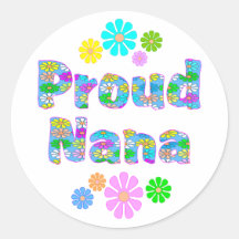 Proud Nana Stickers