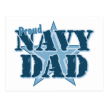 Proud Navy Dad Post Card