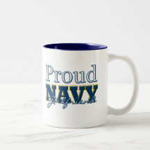 Proud Navy Girlfriend Coffee Mug