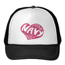 Proud NAVY Wife - Maroon Hat