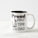 Proud New First Time Dad Photo Mug
