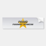 Proud Pharmacy Technician Bumper Stickers