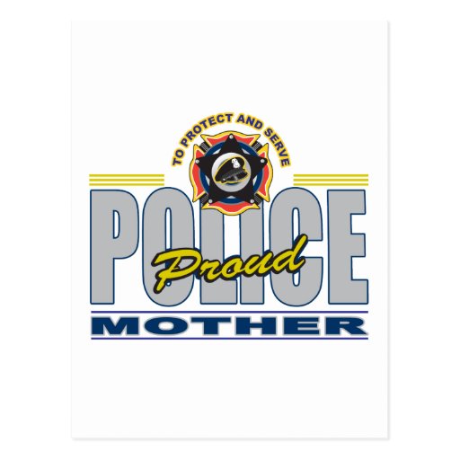Proud Police Mother Postcards