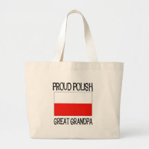 Proud Polish Great Grandpa Bags
