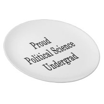 Proud Political Science Undergrad Dinner Plate