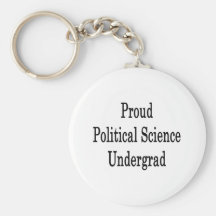 Proud Political Science Undergrad Keychains