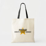 Proud Quality Control Engineer Tote Bags