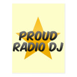 Proud Radio Dj Postcard