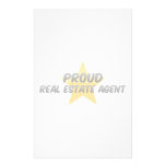 Proud Real Estate Agent Customized Stationery
