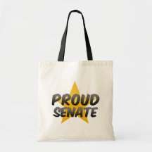 Proud Senate Tote Bags