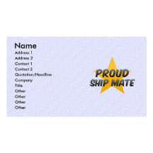 Proud Ship Mate Business Card