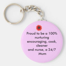 Proud to be a  Mum Key Chain