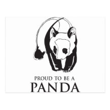Proud To Be A Panda Postcards