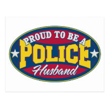 Proud to be a Police Husband Post Card