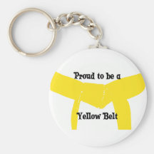 Proud to be a Yellow Belt Keychain