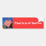 Proud to be an American boxer bumper sticker