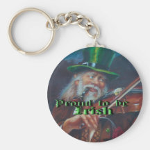 Proud to be Irish Keychain
