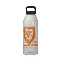 Proud To Be Irish water bottles