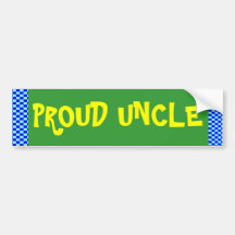 Proud Uncle Bumper Sticker