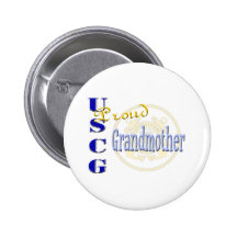 Proud USCG Grandmother Button