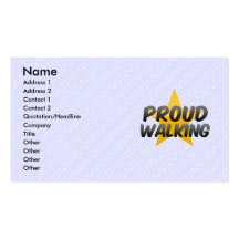 Proud Walking Business Cards