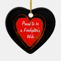 Proud wife christmas ornament