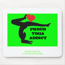 Proud Yoga Addict - Yoga Mousepad