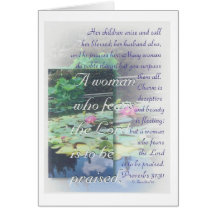 Proverbs 31 woman card