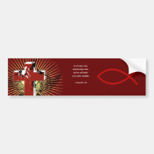 PROVERBS 3:6 Bible Verse Bumper Stickers