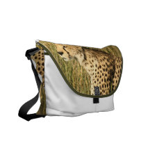 Prowling Cheetah Messenger Bag