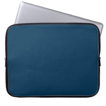 Prussian Blue Laptop Sleeve Electronics Bag