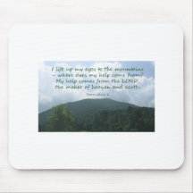 Psalm 121:1-2 mouse pads